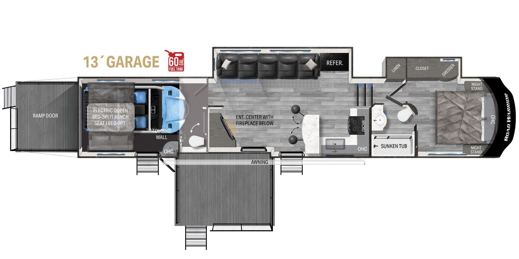 Road Warrior 4275RW - Heartland RVs