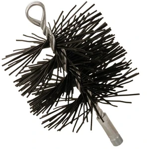 Lot De 5 Brosses Et Outils De Cheminée En Fonte, Support Inclus, Noir, Hauteur 61 Cm