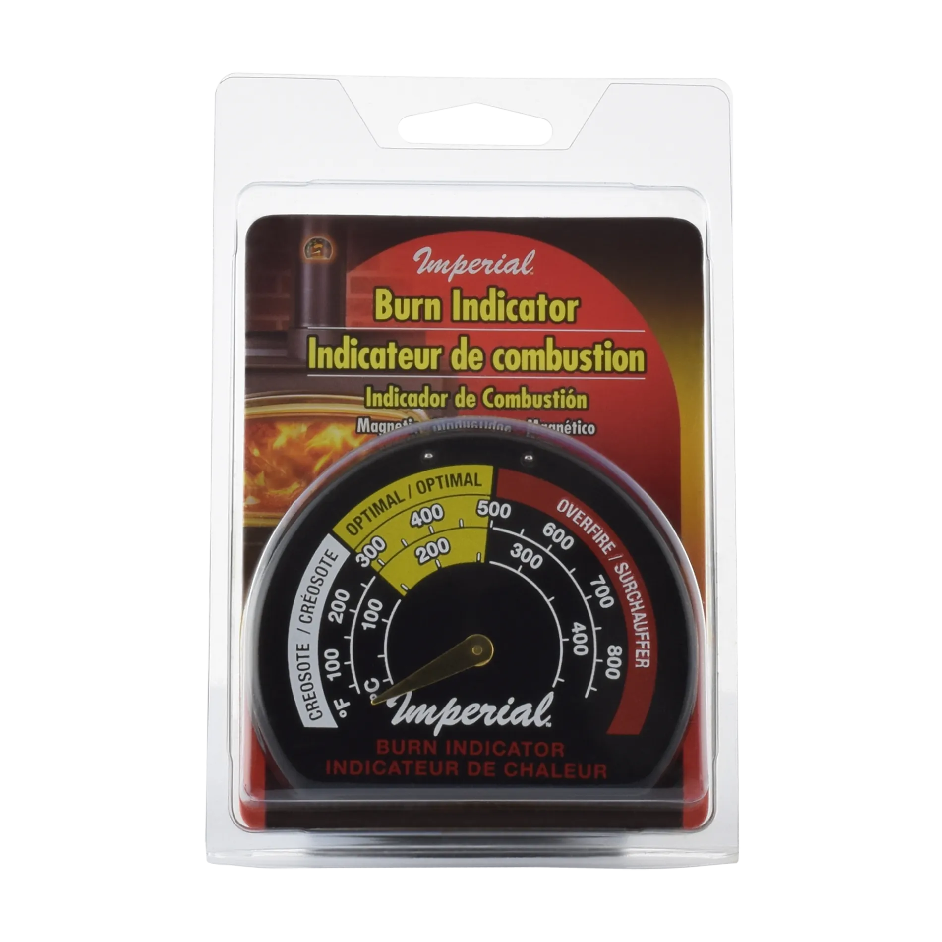 Imperial Manufacturing BM0135 Magnetic Stove Thermometer Burn Indicator