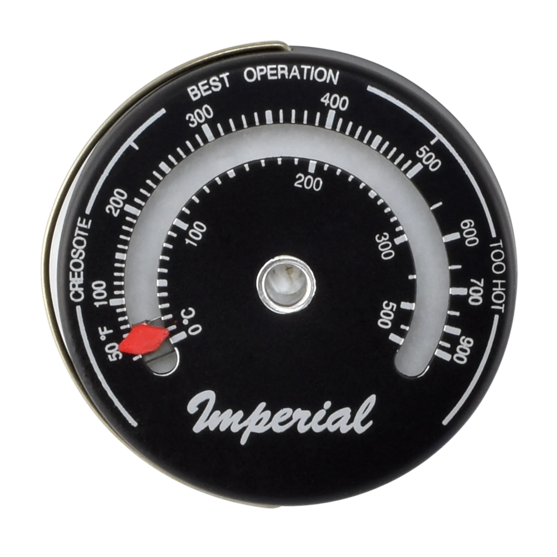 For Use On Single Wall Stove Pipe Stove Thermometer Imperial Mfg 