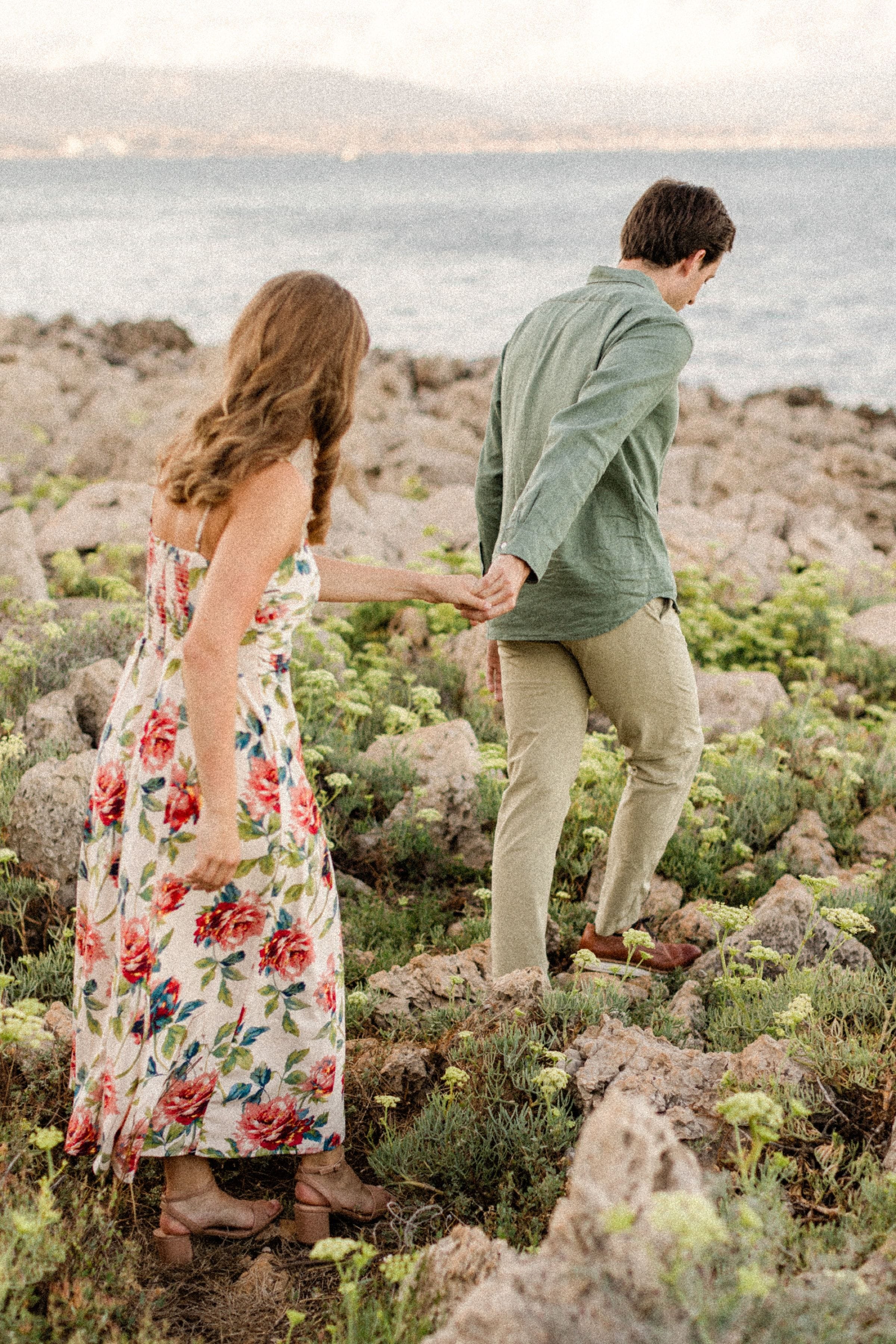 Séance photo de couple de Caitlyn et Will au Cap d'Antibes 12