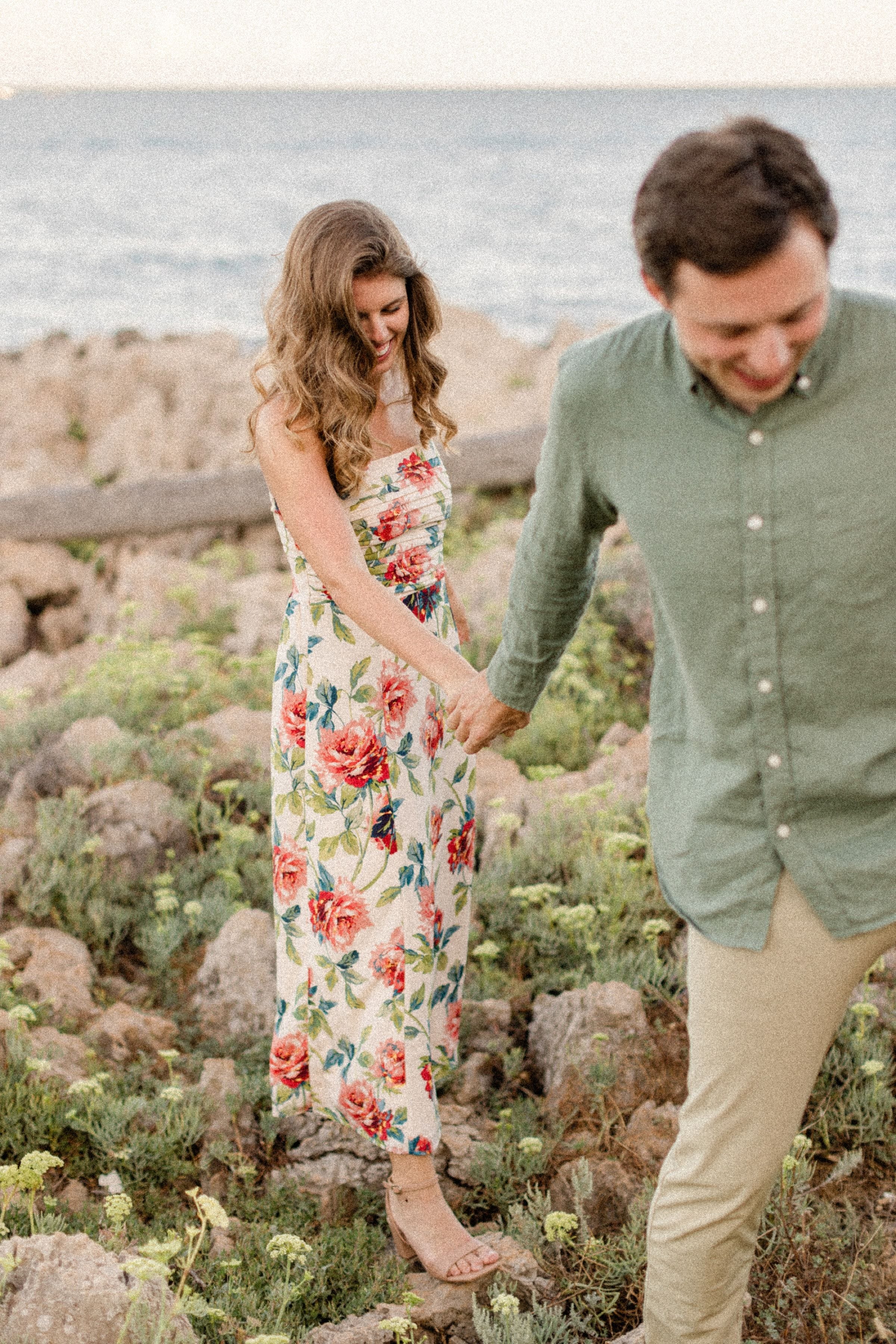 Séance photo de couple de Caitlyn et Will au Cap d'Antibes 17