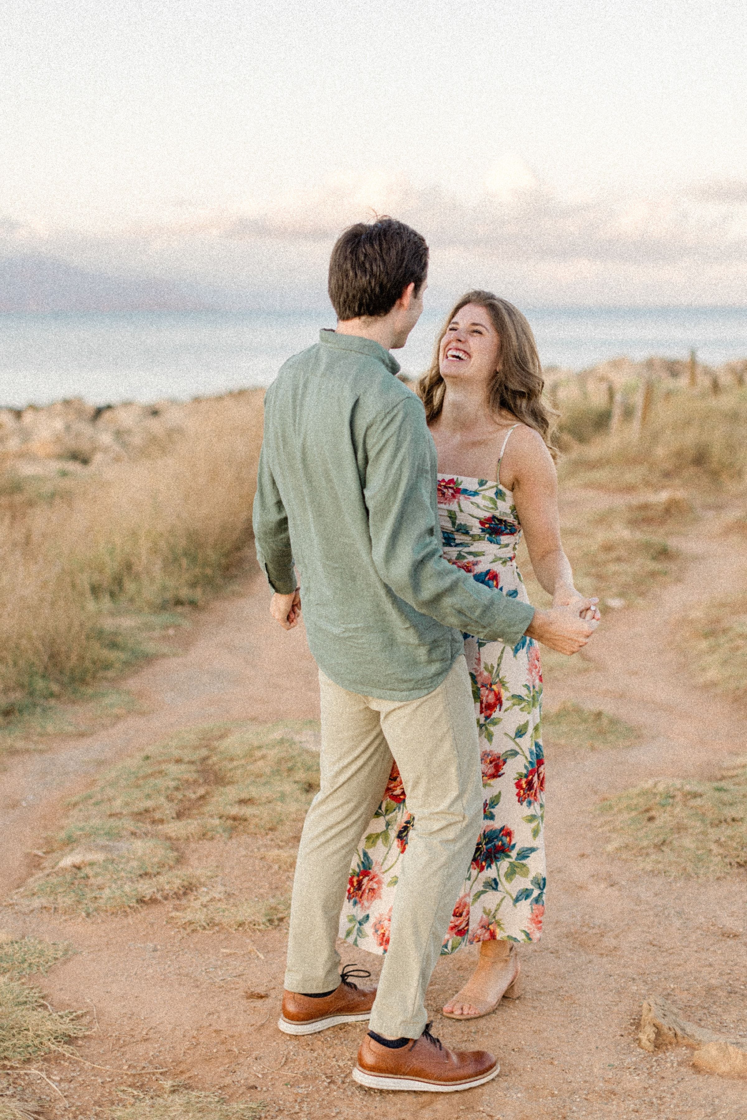 Séance photo de couple de Caitlyn et Will au Cap d'Antibes 29