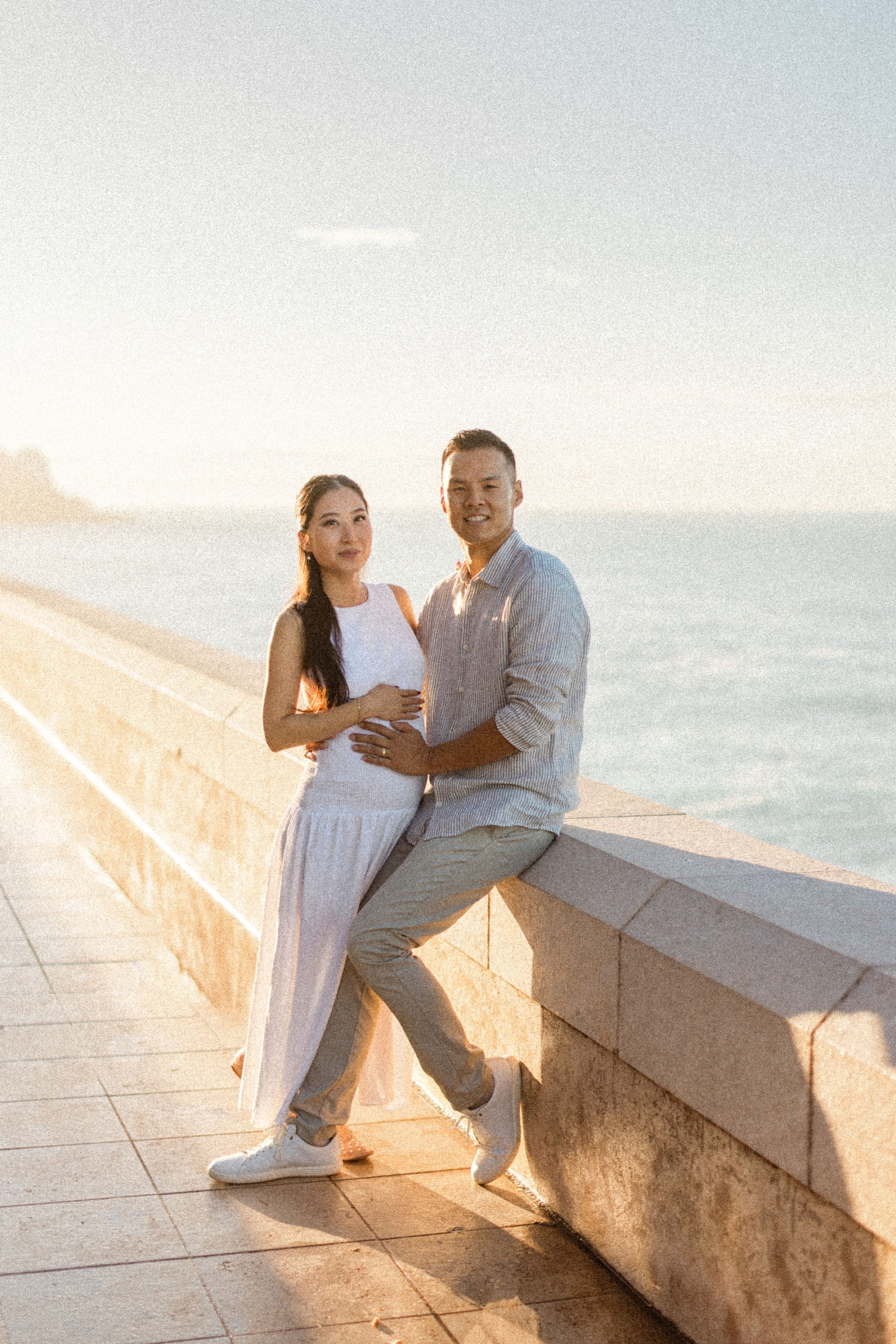 Séance photo babymoon à Nice pour Cathreen et Charles 15