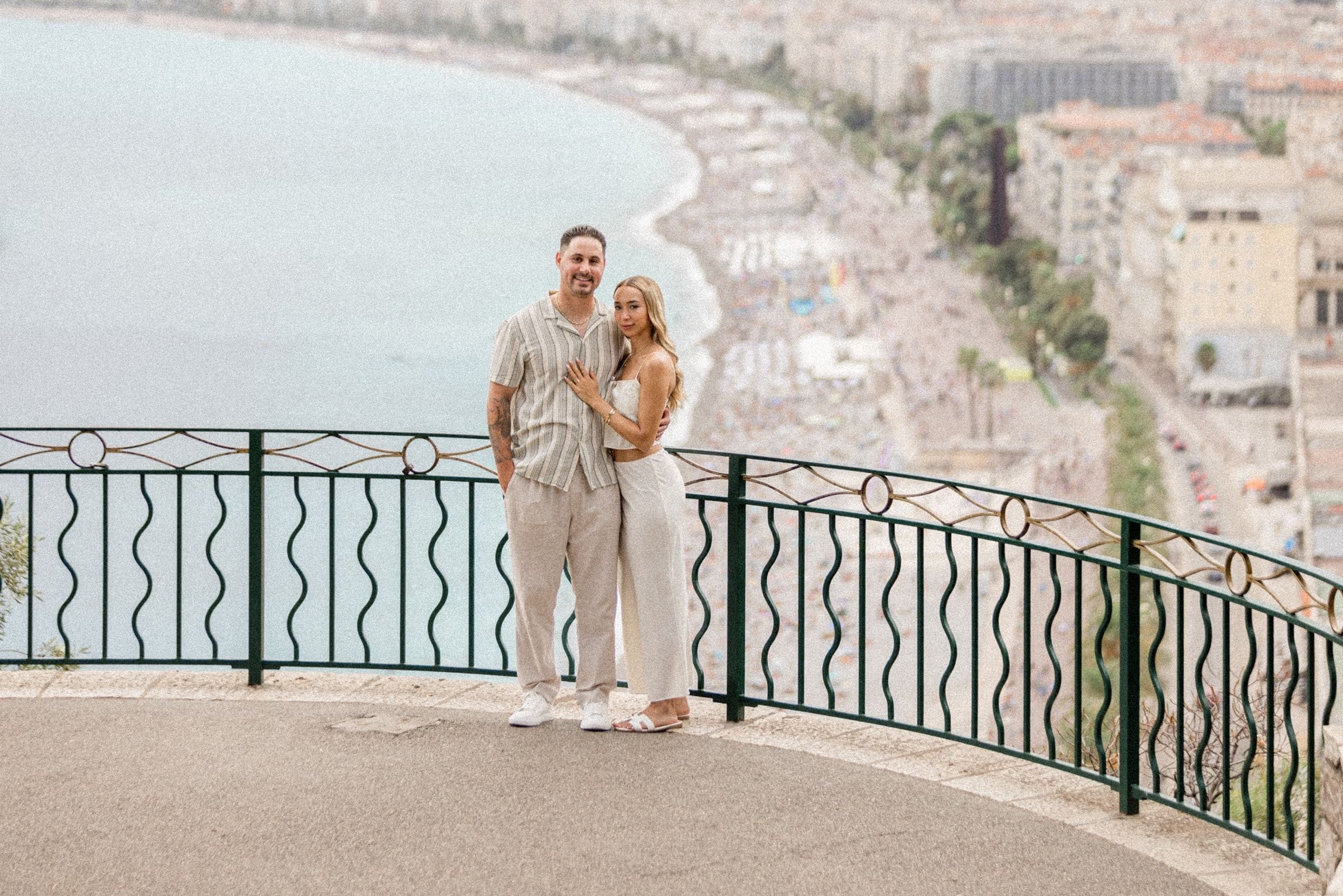 Demande en mariage de Joe et Jasmin sur la Colline du Château Nice 6