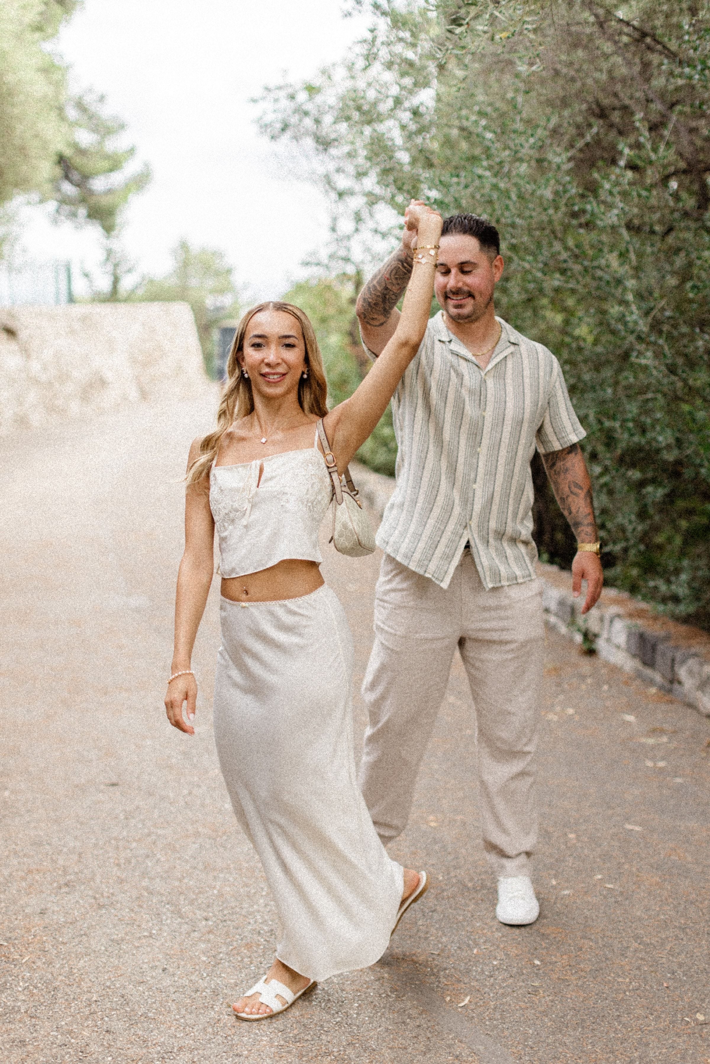 Demande en mariage de Joe et Jasmin sur la Colline du Château Nice 12