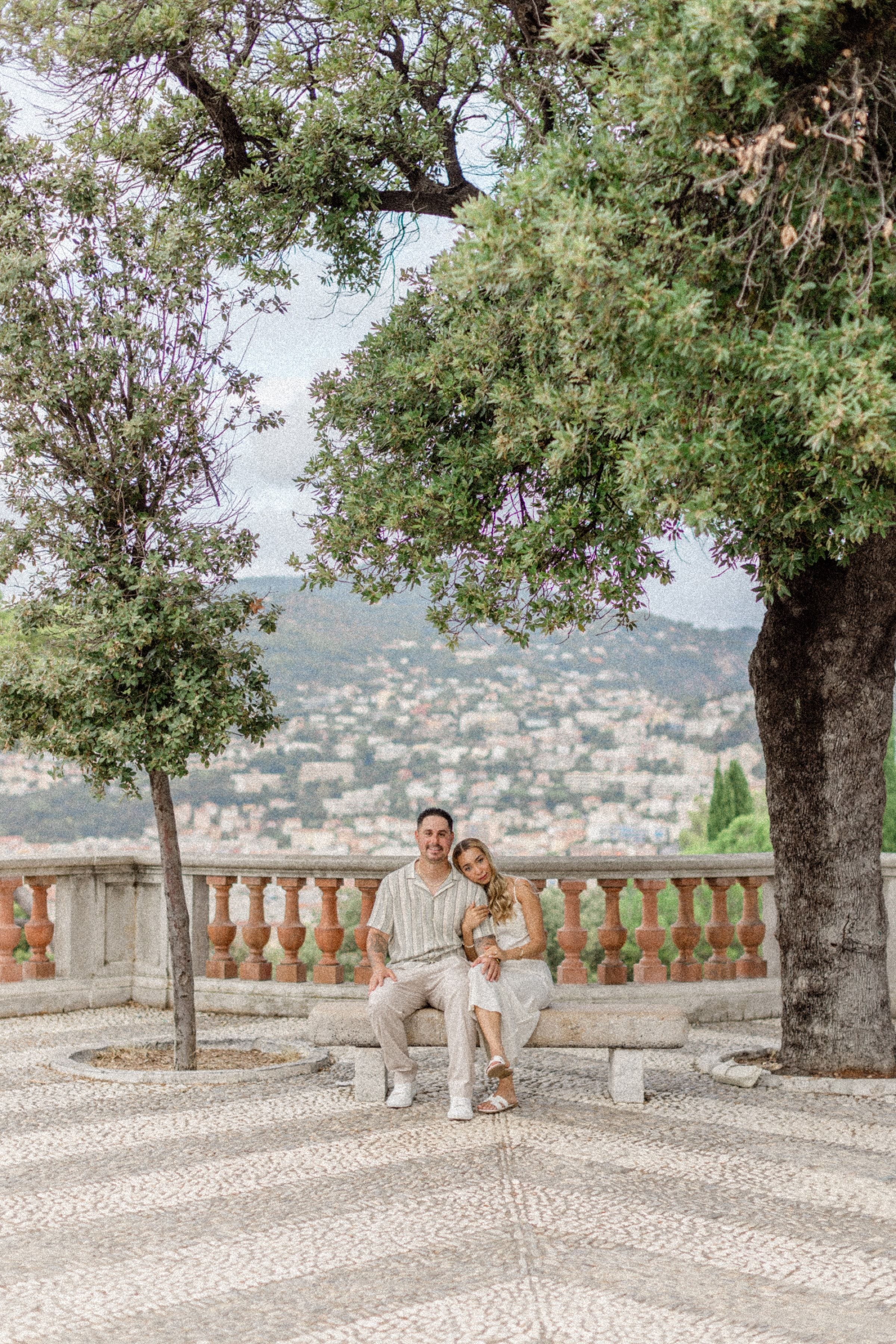 Demande en mariage de Joe et Jasmin sur la Colline du Château Nice 21