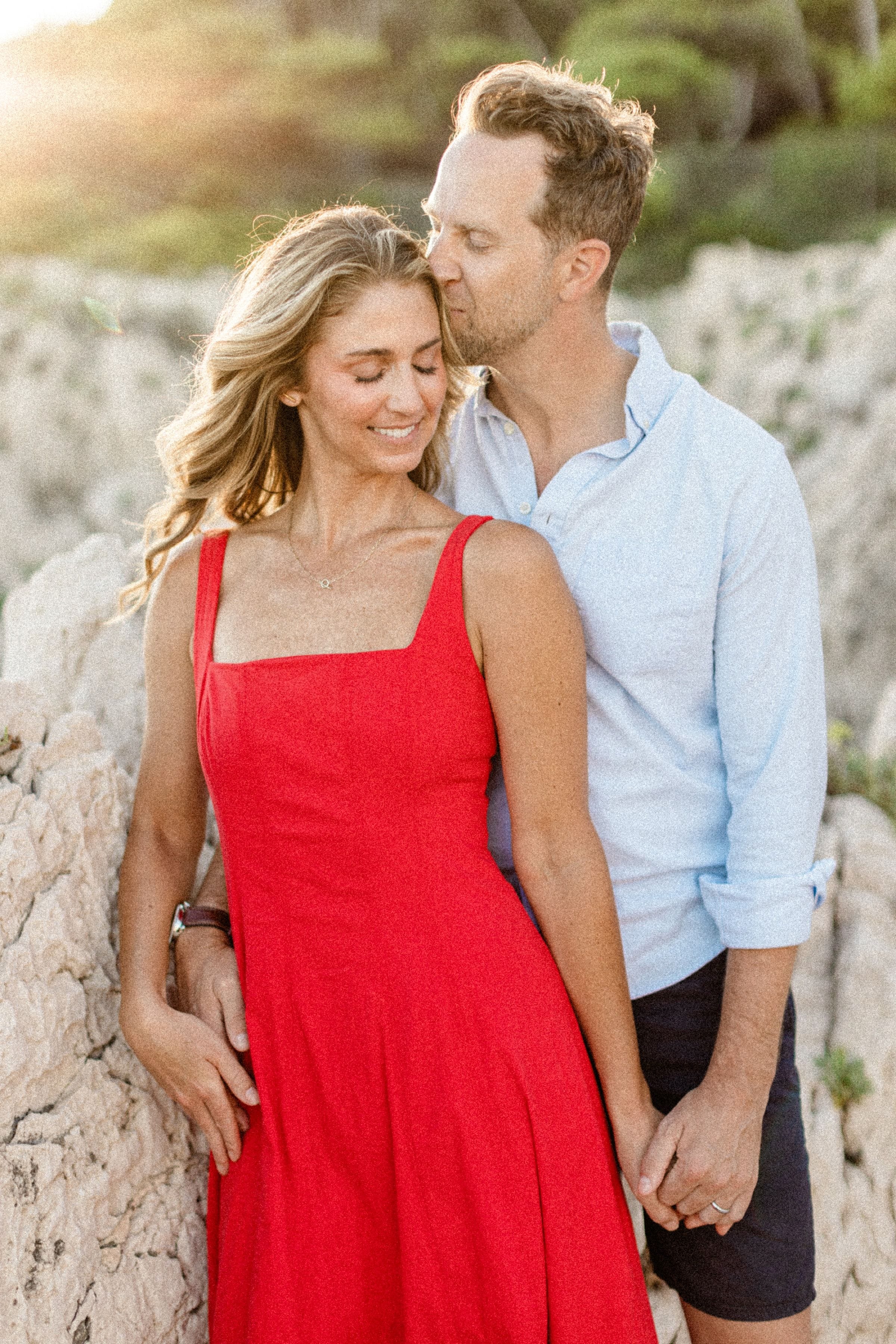 Couple romantique Stéphanie et Matt au coucher du soleil 12