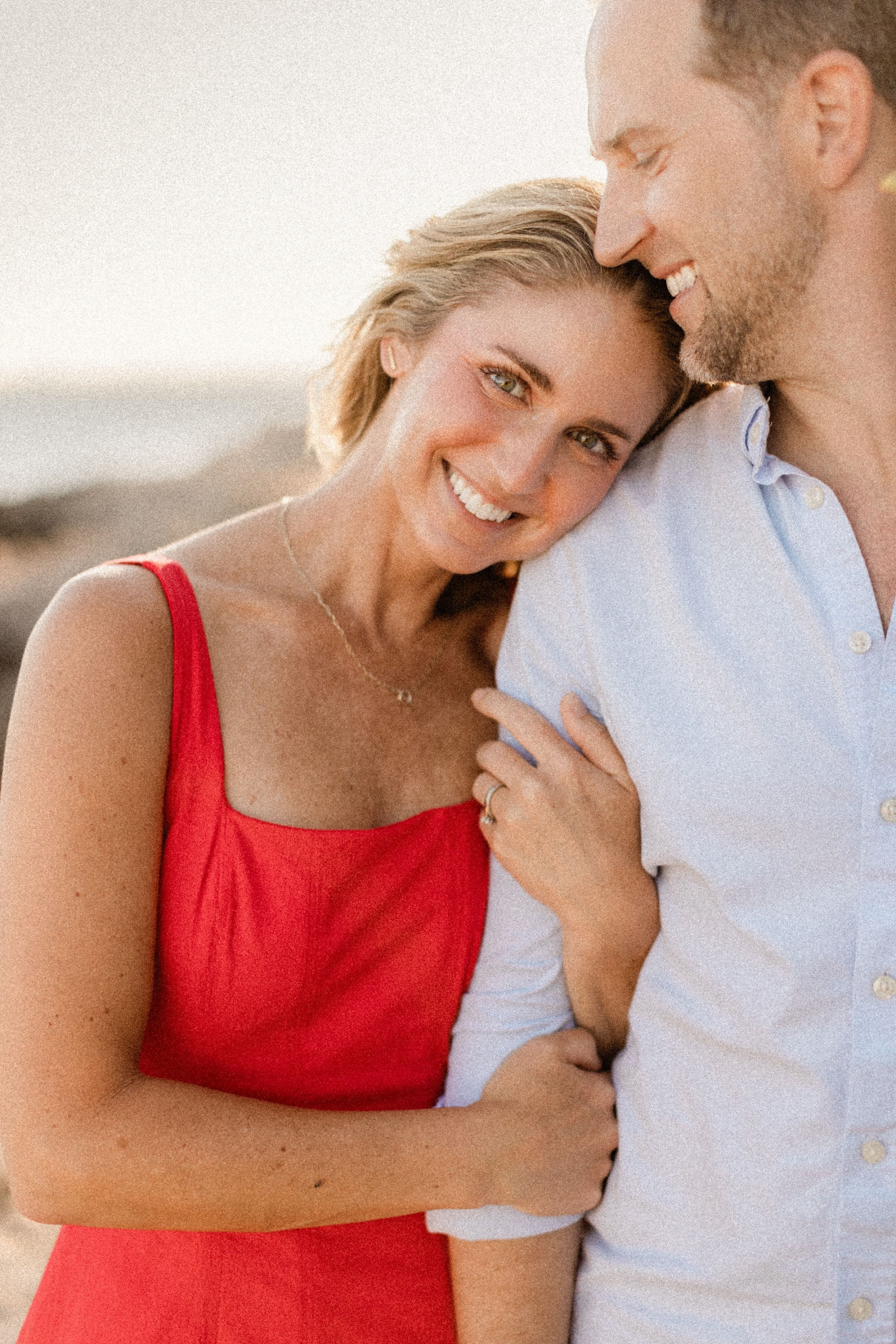Couple romantique Stéphanie et Matt au coucher du soleil 17