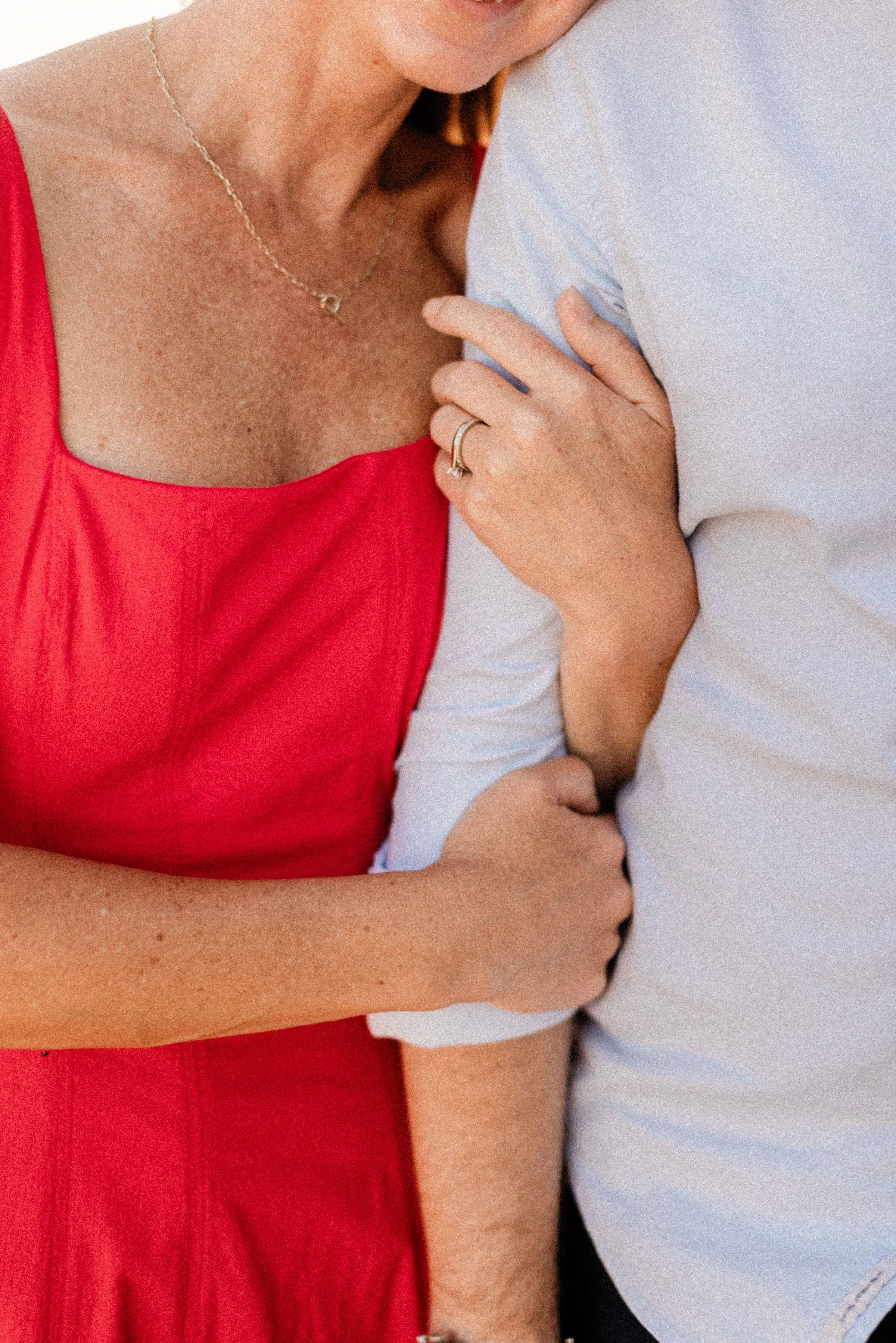 Couple romantique Stéphanie et Matt au coucher du soleil 18