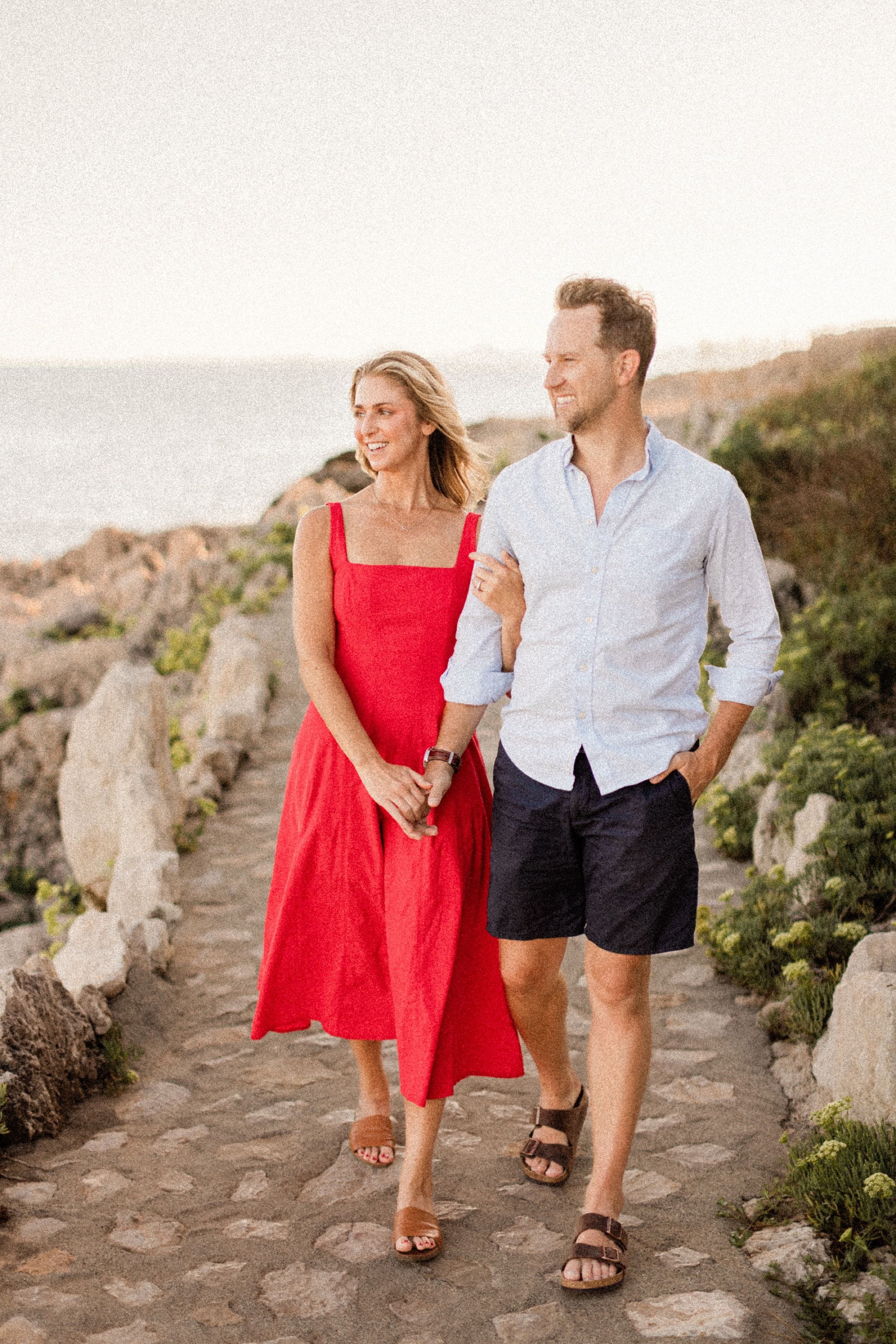 Couple romantique Stéphanie et Matt au coucher du soleil 21