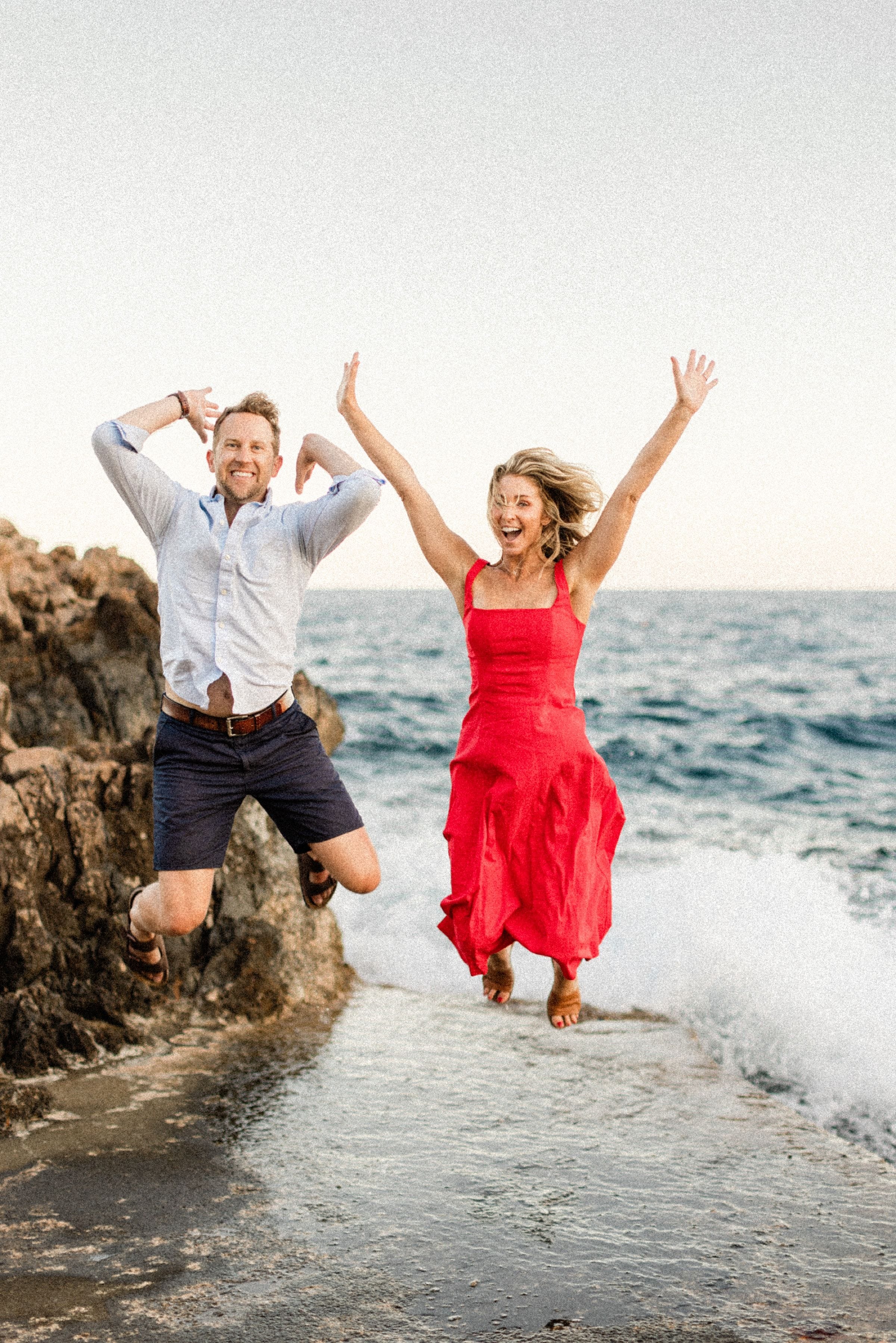 Couple romantique Stéphanie et Matt au coucher du soleil 29