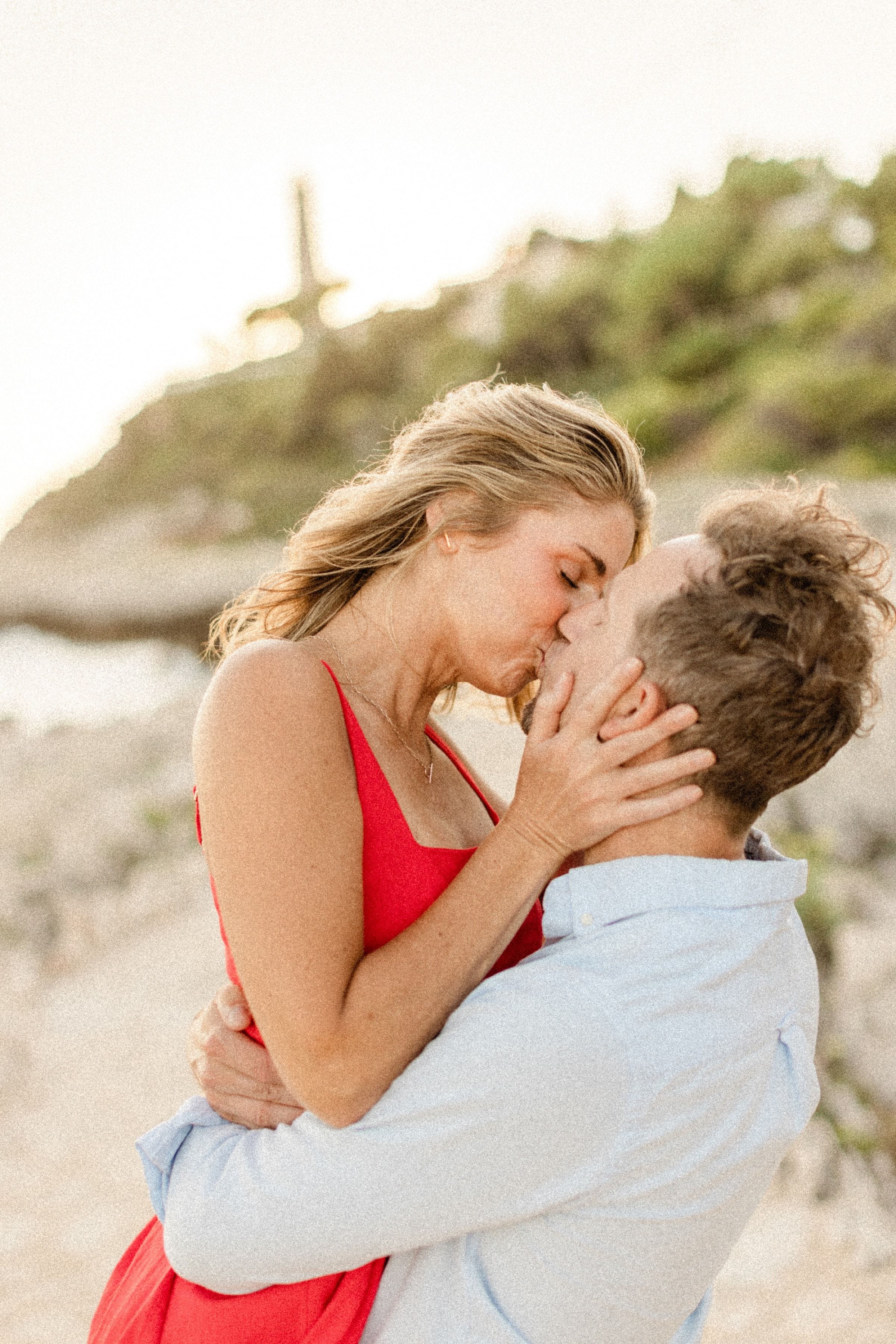 Couple romantique Stéphanie et Matt au coucher du soleil 3