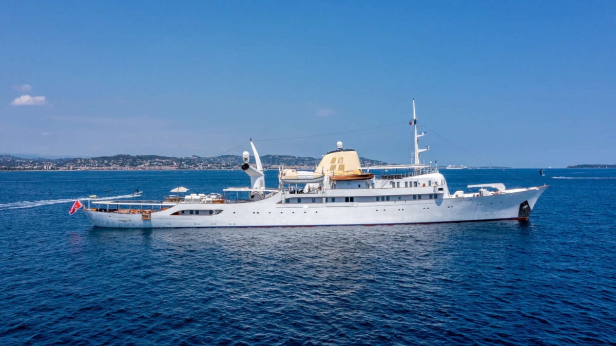 CHRISTINA O luxury motor yacht