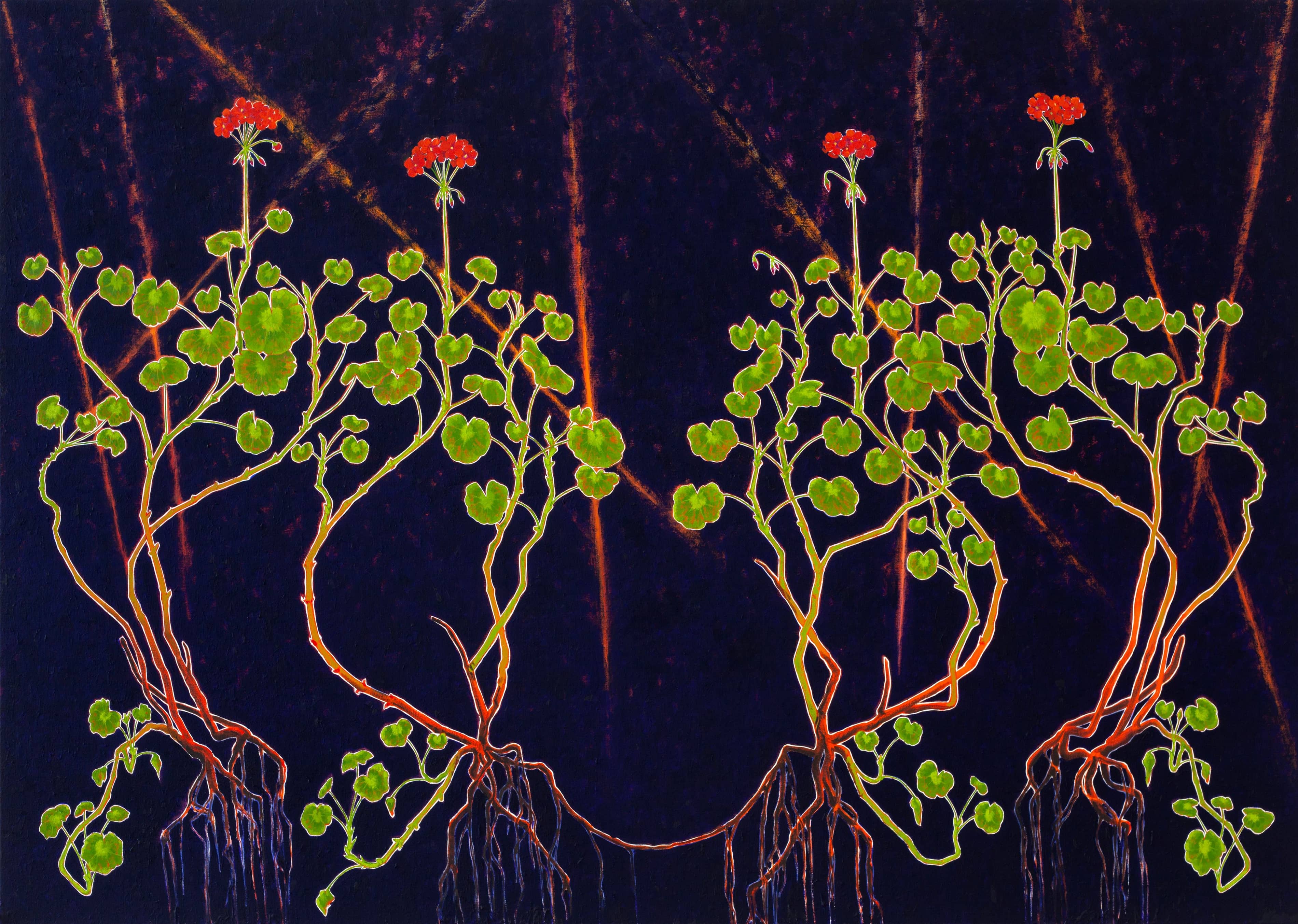 The coming storm 170x120 olieverf op linnen 2023