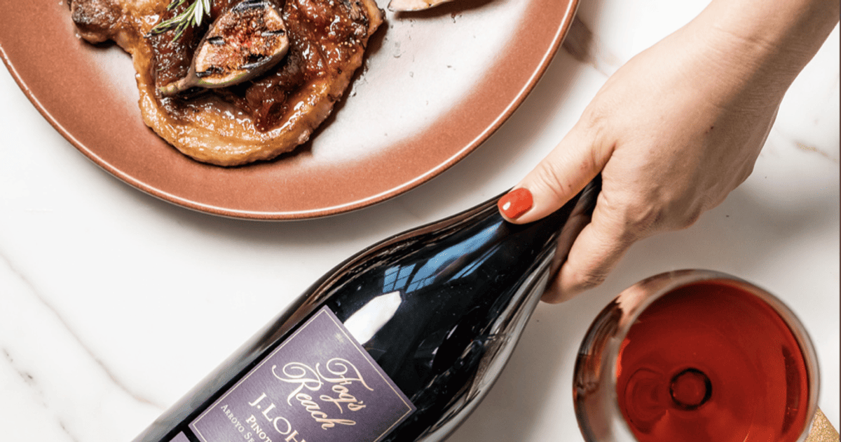 J. Lohr | Grilled Pork Chops with Fig Compote