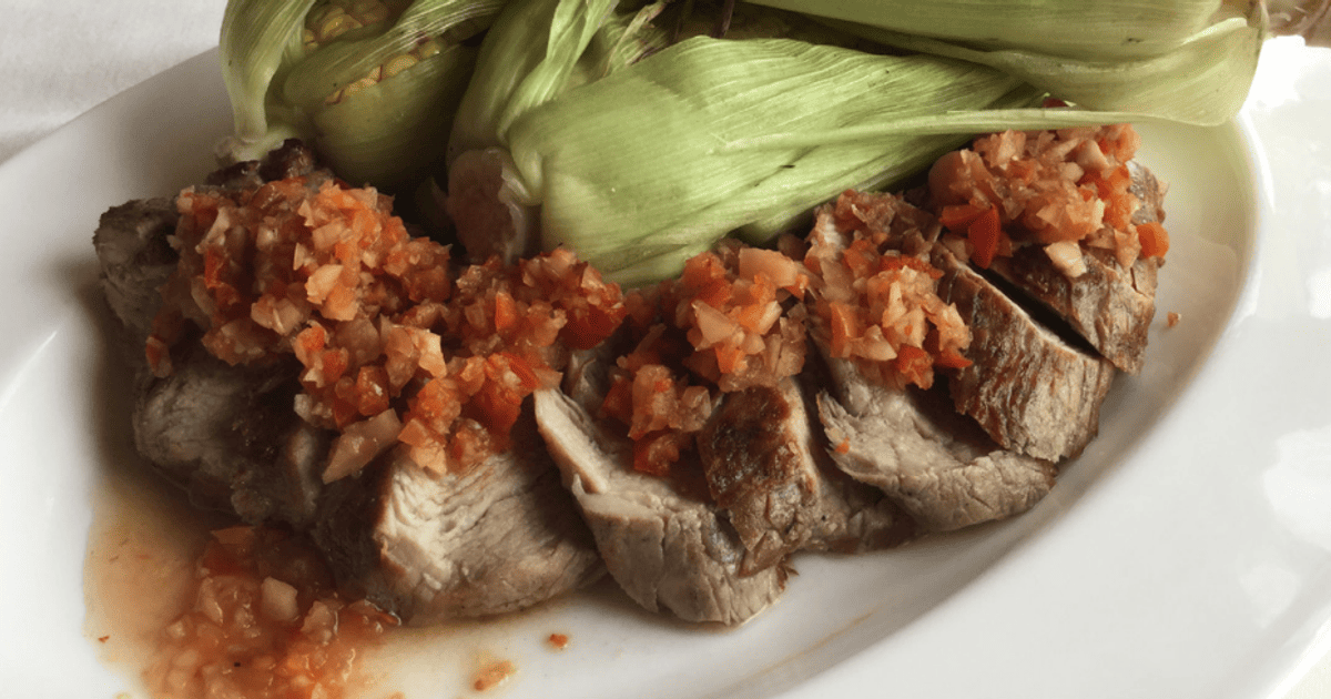 J. Lohr | Grilled Pork Tenderloin with Cherry Pepper Chow-Chow