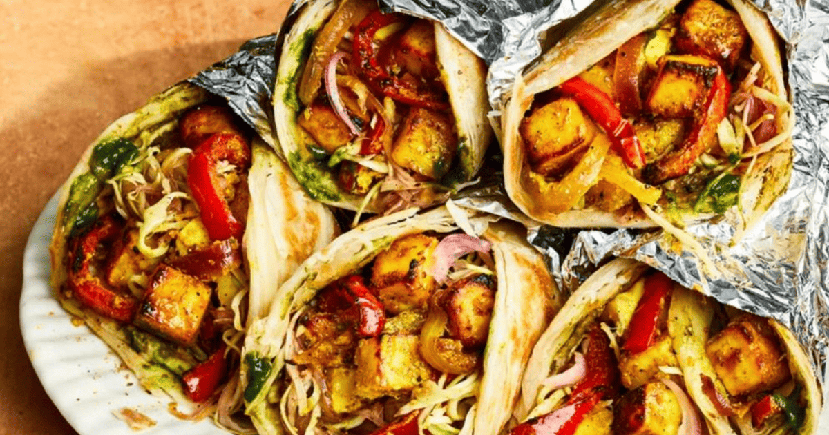 J. Lohr | Masala Paneer Kathi Rolls