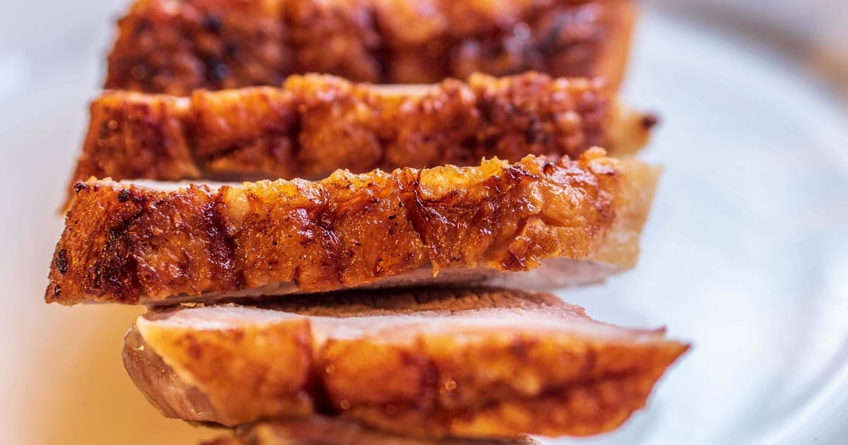 J. Lohr | Crispy Skin Duck Breast with Butternut Squash and Apple…