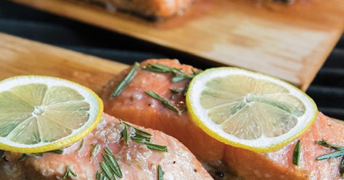 J. Lohr | Marinated and Grilled Plank Salmon