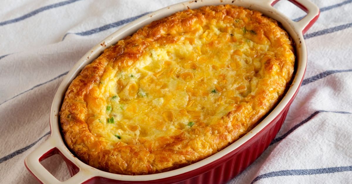 J. Lohr | Corn Pudding with Wild Mushrooms