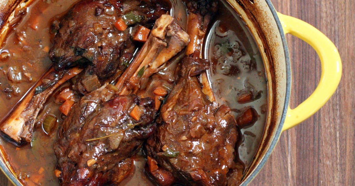 J. Lohr | Braised Lamb Shanks