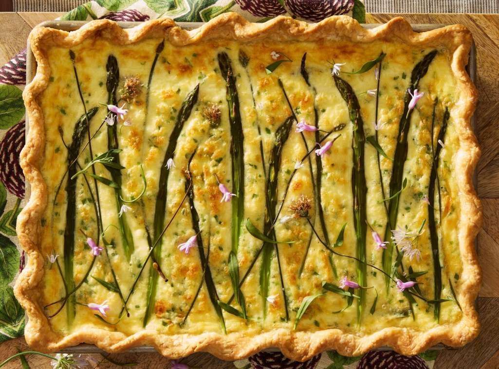 quiche de aspargo