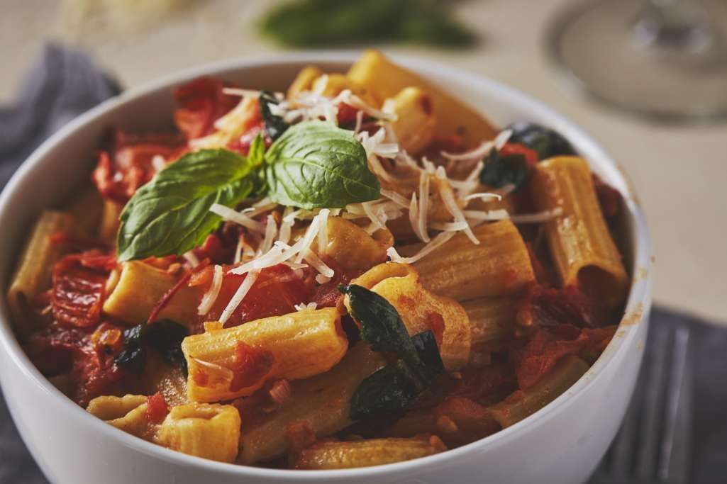 macarrão com molho de tomate