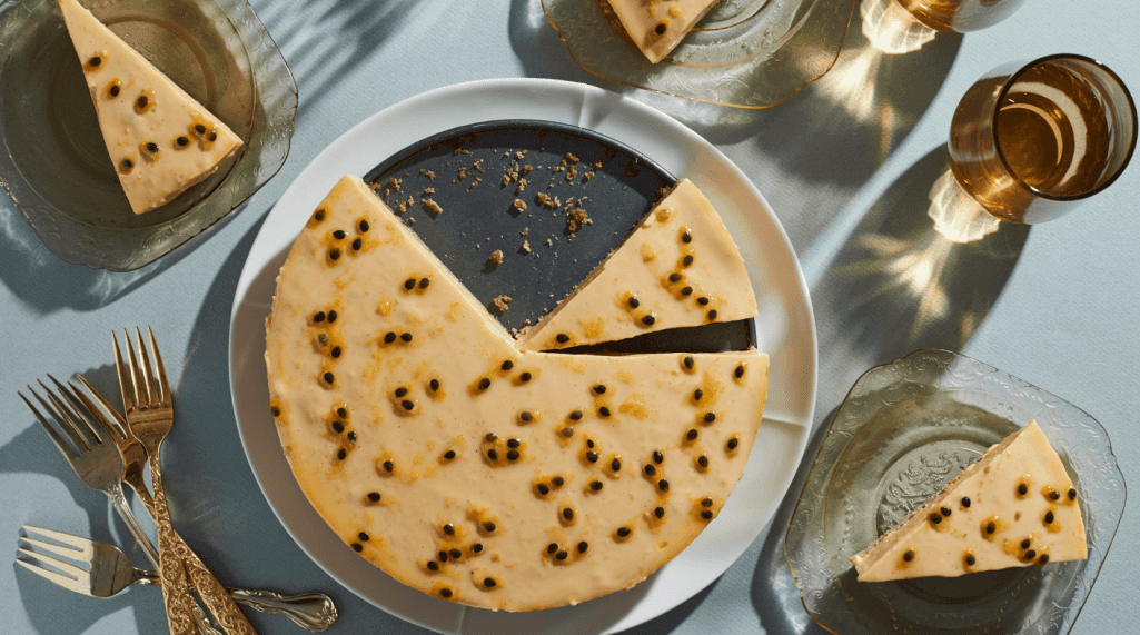 torta mousse de maracujá