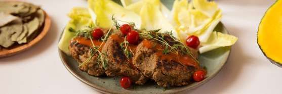 hambúrguer de grão de bico