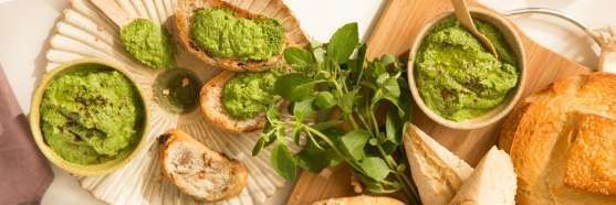 pesto de agrião e manjericão