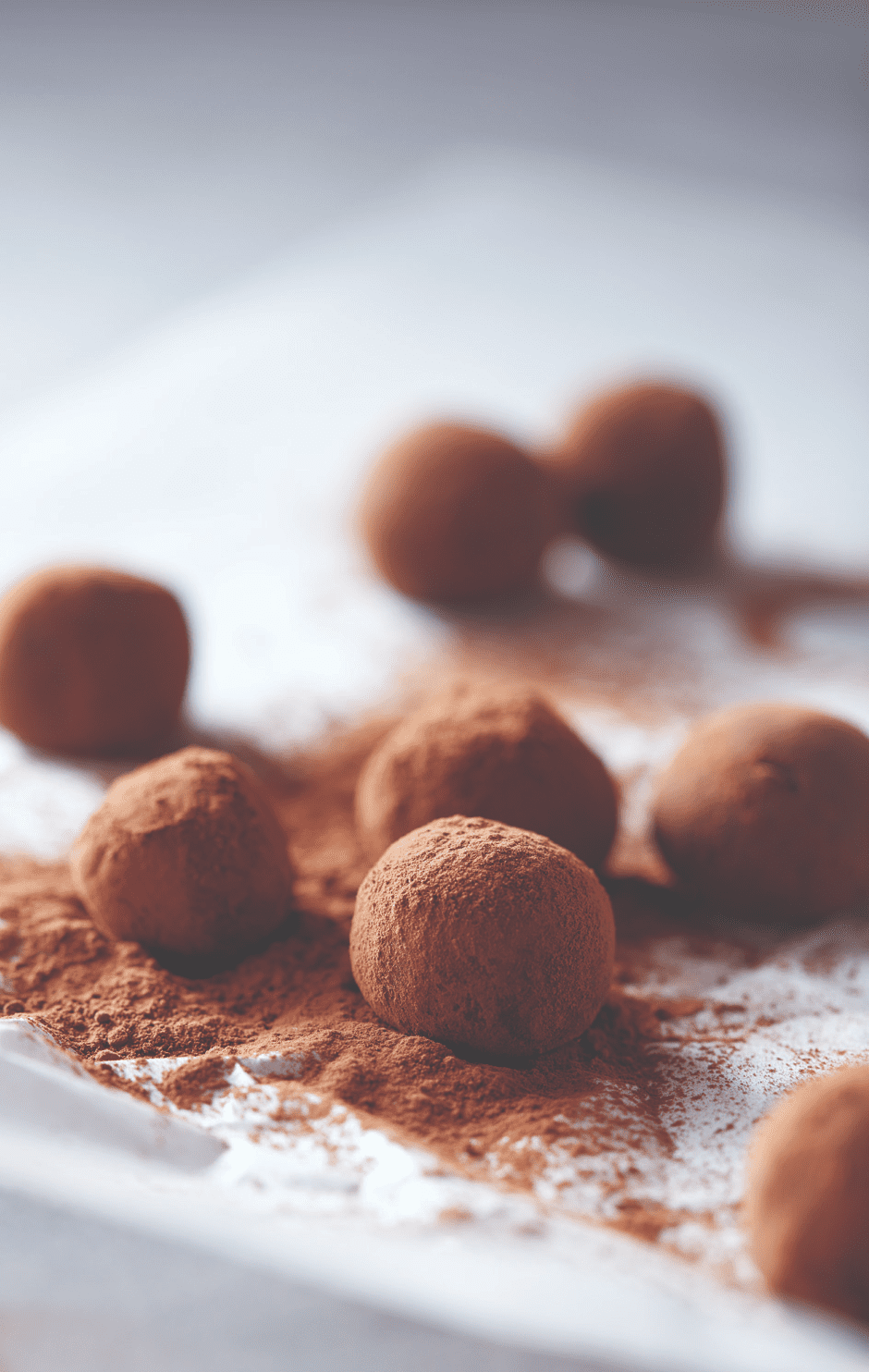 trufas de chocolate