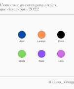 Como usar as cores para atrair o que deseja para 2022
