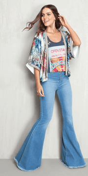 O modelo de jeans de cada década