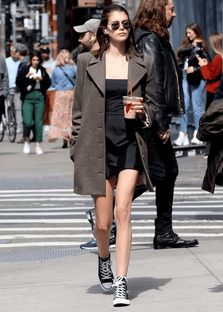 o estilo de kaia gerber