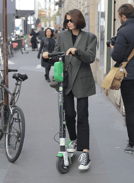 o estilo de kaia gerber