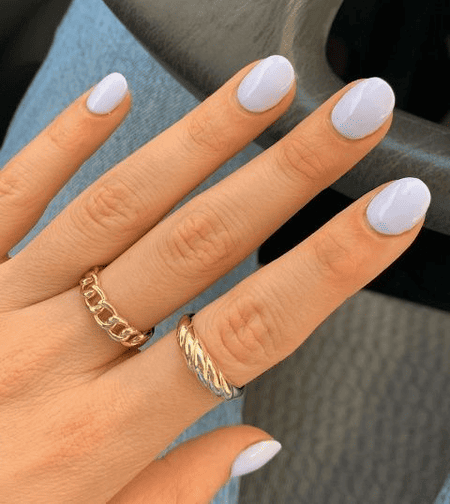 Blueberry Milk Nails- Tendência de Unha para a Primavera