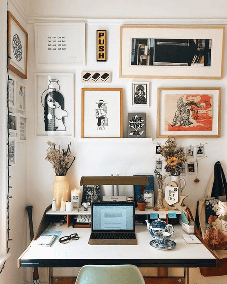 Melhores Decorações para Mesa de Escritório (Home Office)