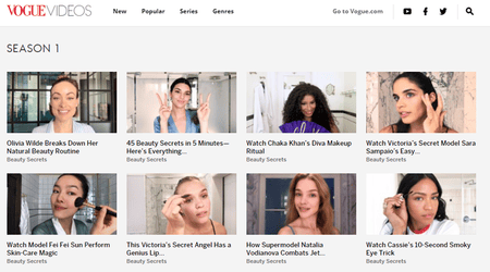 Dica: Vogue Beauty Secrets