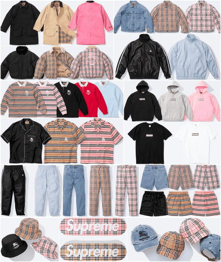 Supreme e burberry