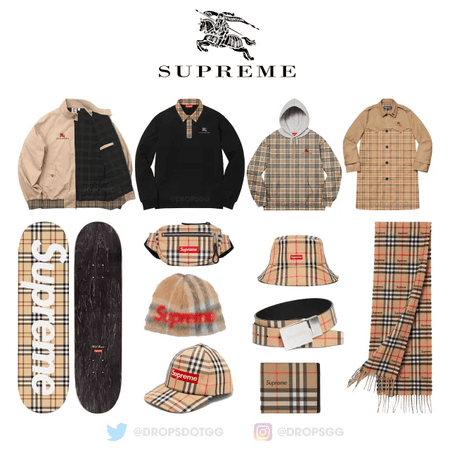 Supreme e burberry