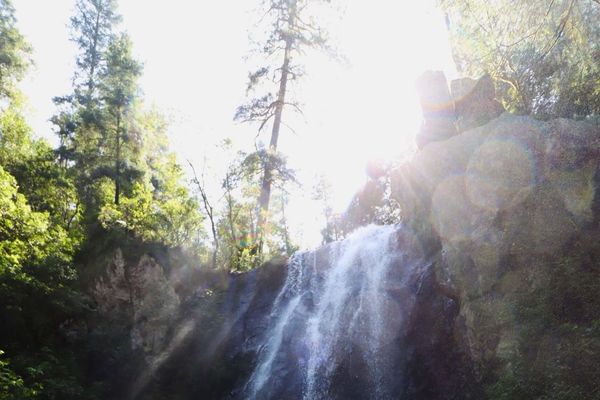 Cascada de San Lucas grande y chica