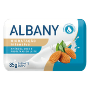 Sabonete em barra Albany Amêndoas doce e proteínas do leite 85g 