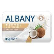 Sabonete em barra Albany Leite de Coco 85g 