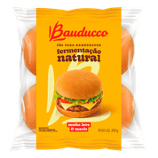 Pão de Hambúrguer Bauducco 200g c/ 4 un 
