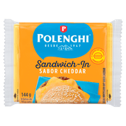 Queijo Cheddar Polengui Sandwichin 144g 