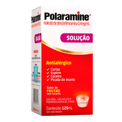 Polaramine líquido 0,4mg 120ml xarope