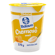 Iogurte Natural Batavo Integral Mel 170g 