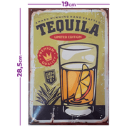 Quadro Decorativo Tequila 19cm x 28,5cm