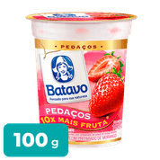Iogurte Batavo Pedaços de fruta Morango 100g 